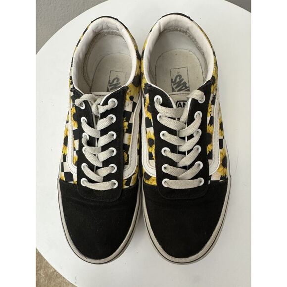 Vans Old Skool Low Sunflower Kids Youth Size 3 VGUC - Picture 2 of 6